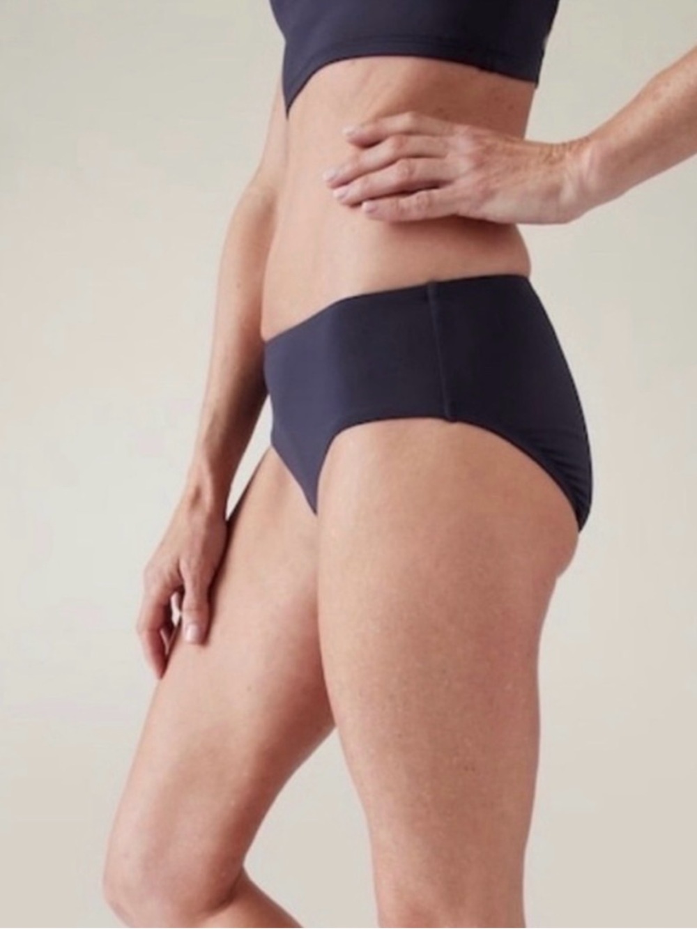 Athleta Full Bikini Swim
Bottom Size Small Navy